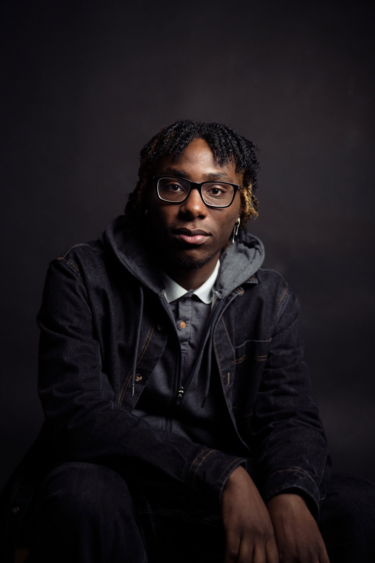 Studio portrait session