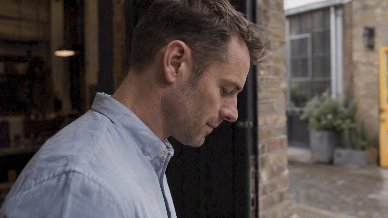Side profile demonstrating a gentle chin adjustment