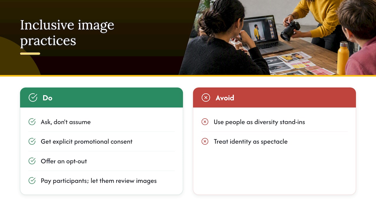 Six practices for inclusive brand imagery